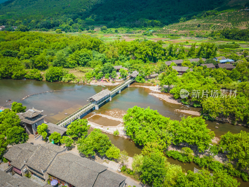 桂林自然风光4A景区东漓古村