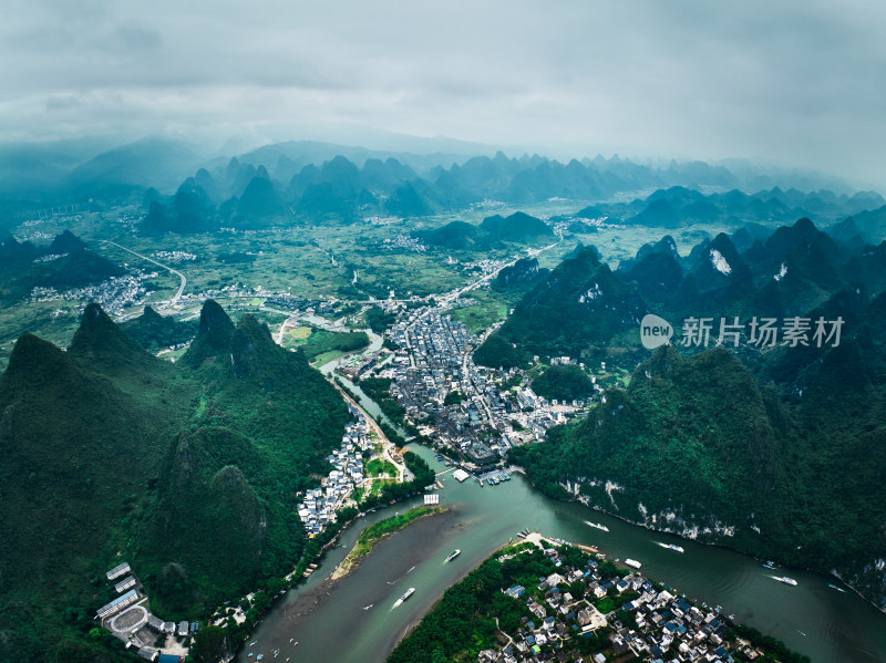 桂林兴坪山水风光