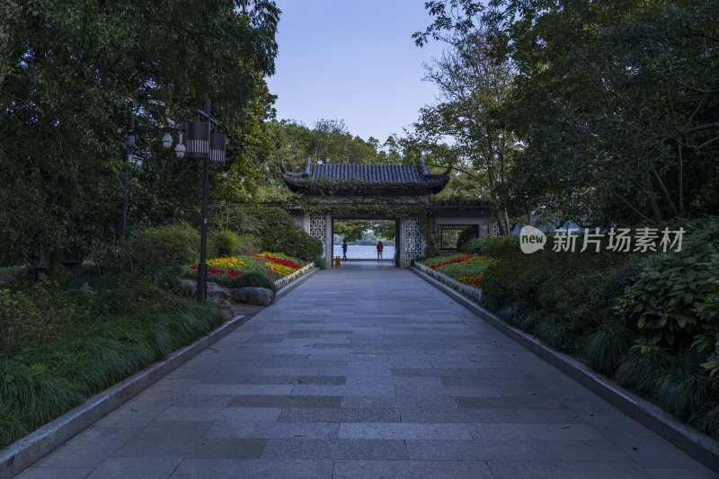 杭州西湖花港观鱼风景