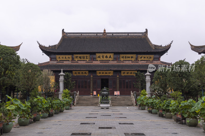 曹王禅寺上海嘉定寺庙中式建筑传统文化佛教