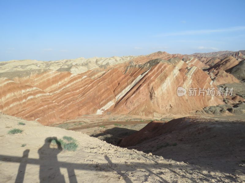 甘肃张掖七彩丹霞风景区旅游风光