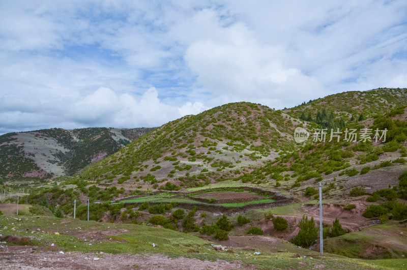 川藏公路318国道西藏地区沿路户外风光