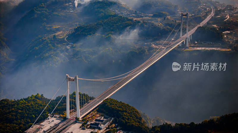 超级工程龙江大桥全景