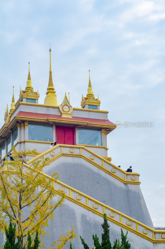 中国河南省洛阳市白马寺泰国佛殿舍利塔