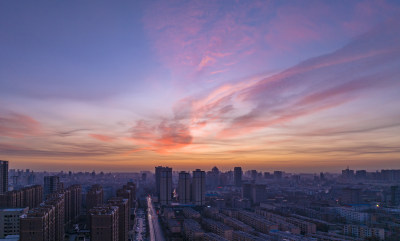 航怕宁夏银川日出