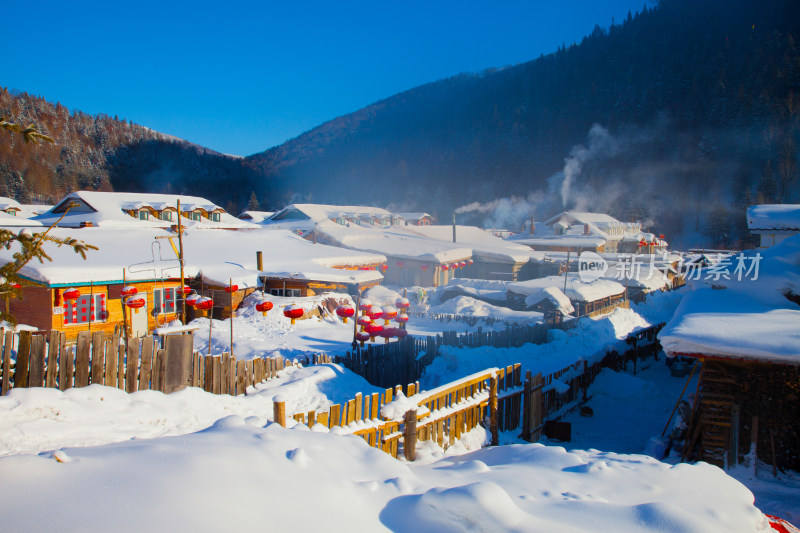 黑龙江 双峰林场 雪乡