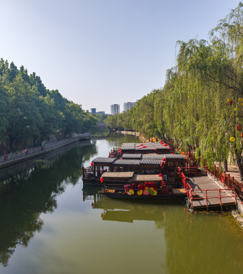 山东济宁古运河东大寺竹竿巷景观