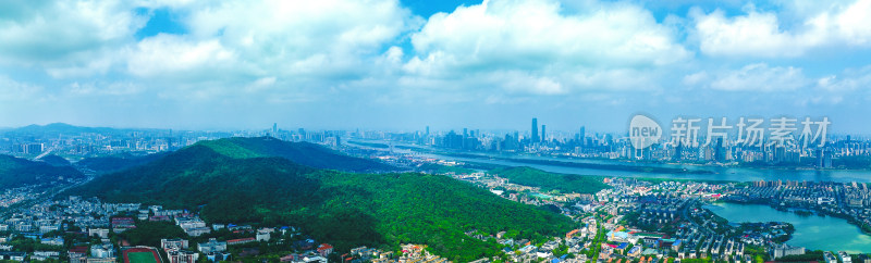 长沙岳麓山城市航拍