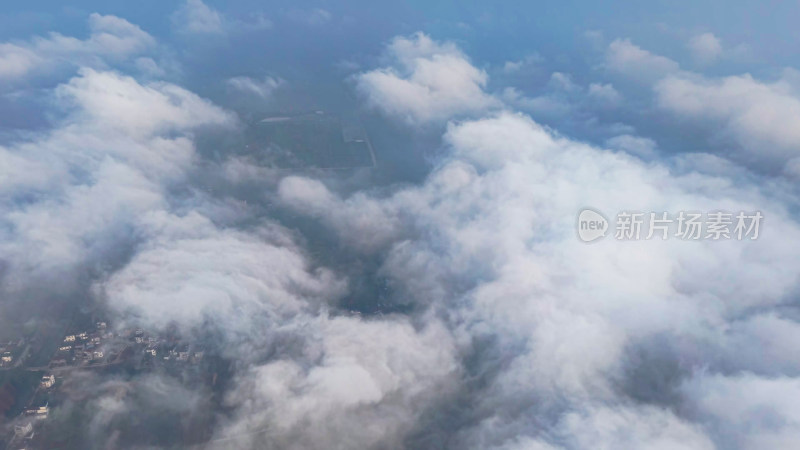 高空俯瞰云海景观