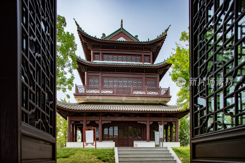 仿古建筑亭台楼阁