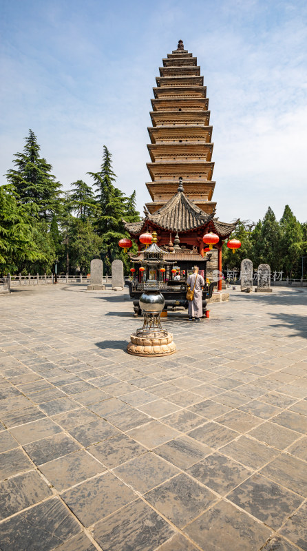 洛阳白马寺齐云塔院佛教文化景点景观