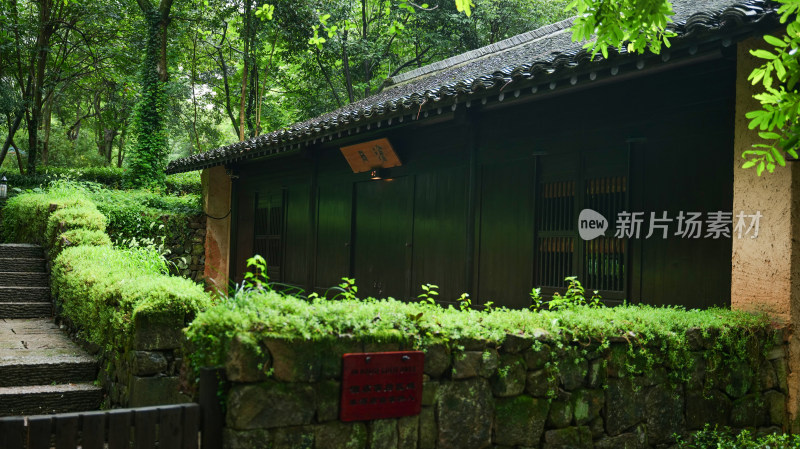 日式/中式古典建筑小院内景观