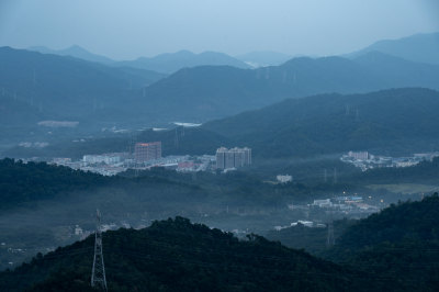 中山神湾丫髻山山顶风光