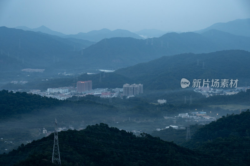 中山神湾丫髻山山顶风光