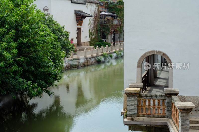 福州上下杭江南水乡河道建筑景观