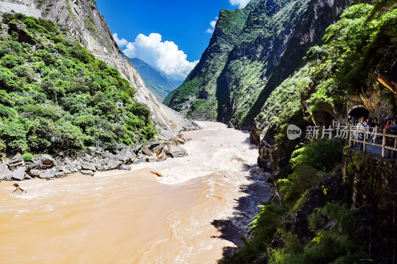 云南 虎跳峡 自然风光 金沙江 滚滚长江