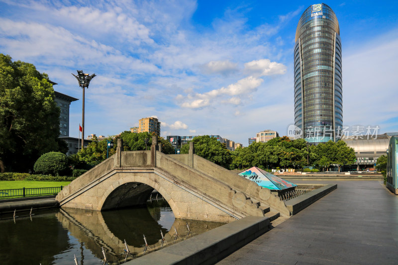 浙江杭州运河广场标志建筑