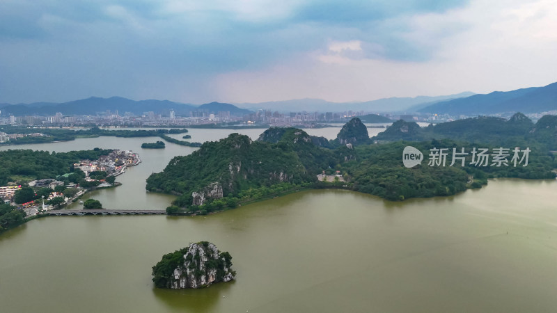 肇庆七星山5A景区航拍图