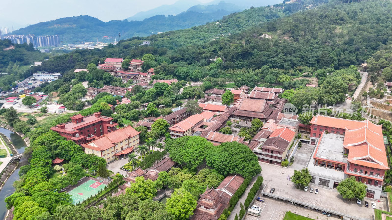 莆田南山广化寺4A景区航拍图