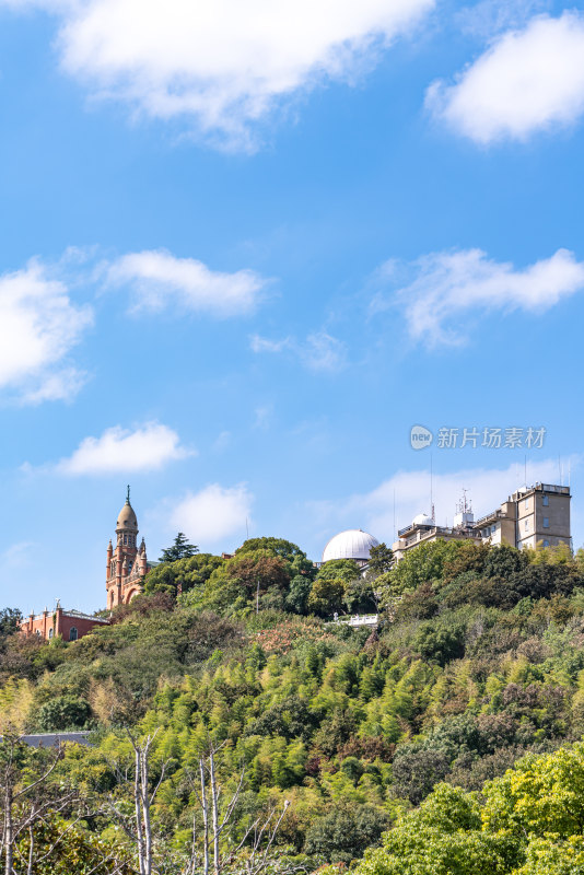 上海松江佘山森林公园自然建筑景观