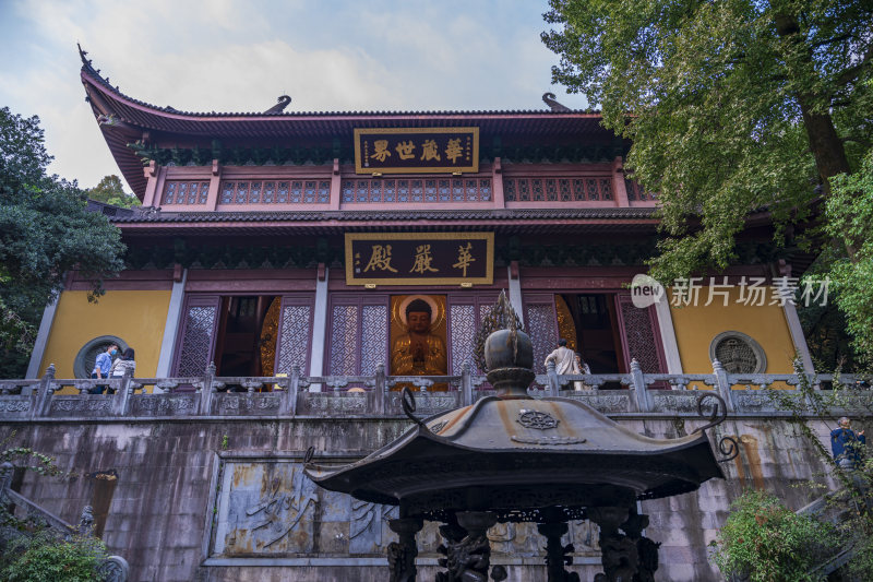 杭州西湖飞来峰灵隐寺千年古刹古建筑