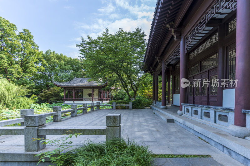 武汉东湖湖北书画院风景