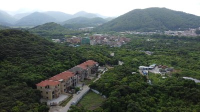 广东东莞：山边的村庄