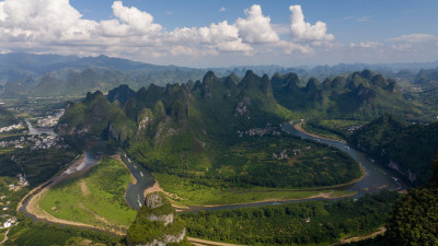 广西 桂林山水 漓江风光 下龙风光