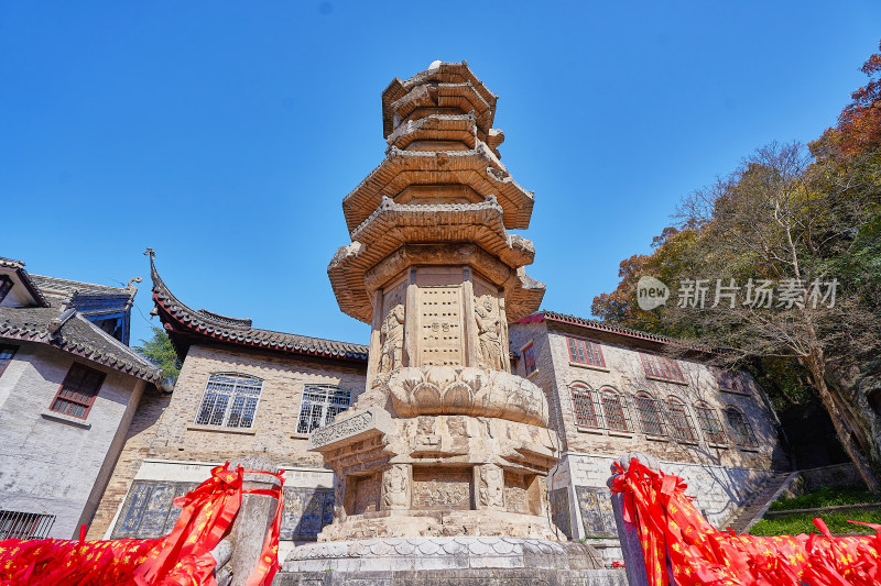 南京栖霞山栖霞寺秋色