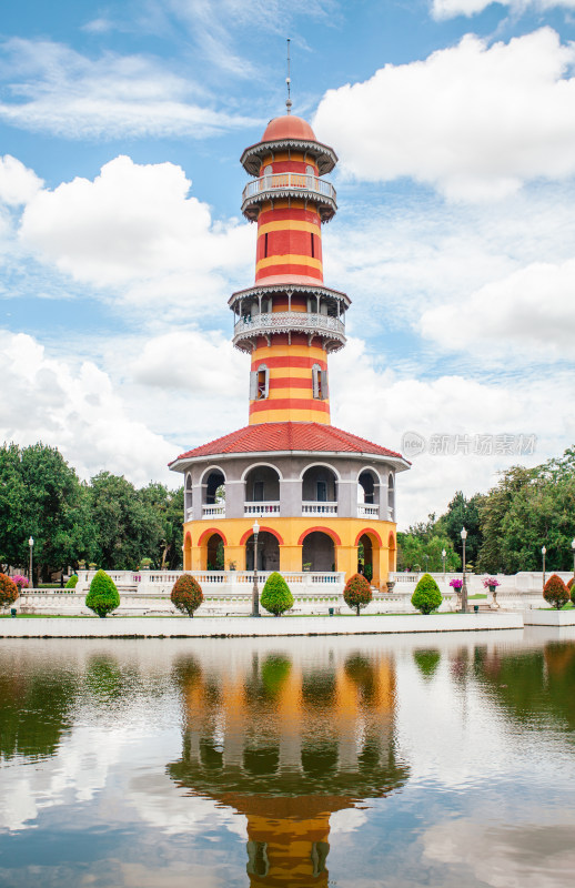 泰国大城邦芭茵夏宫建筑景观