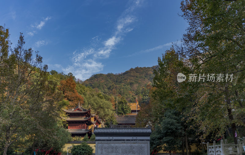 杭州千年古刹法华寺古建筑