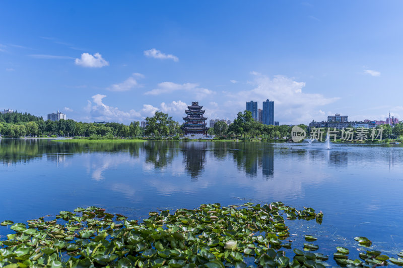 武汉武昌区紫阳公园风景