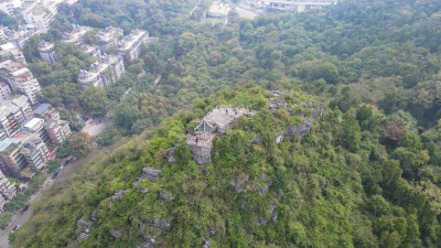 广西桂林山水甲天下哈斯特地貌奇山航拍