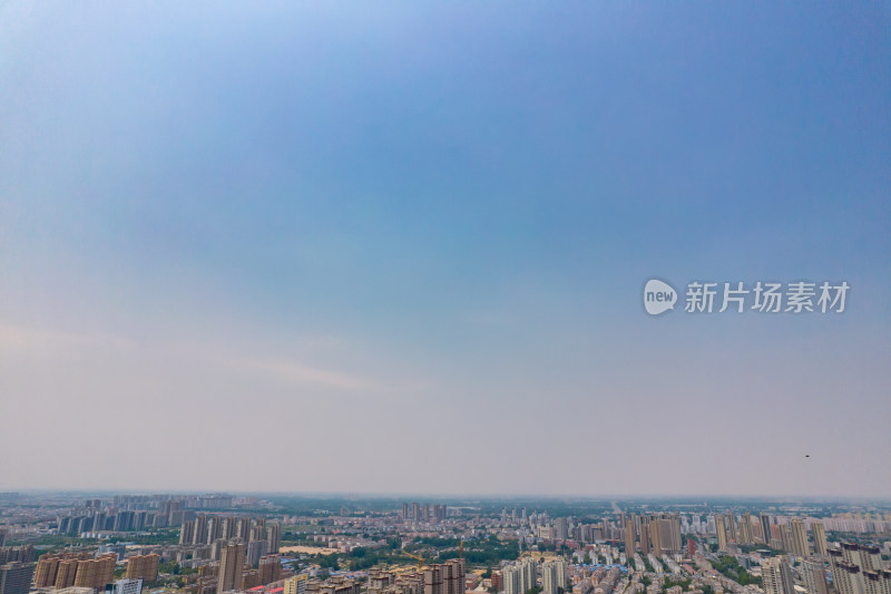 安徽淮北城市风光航拍图