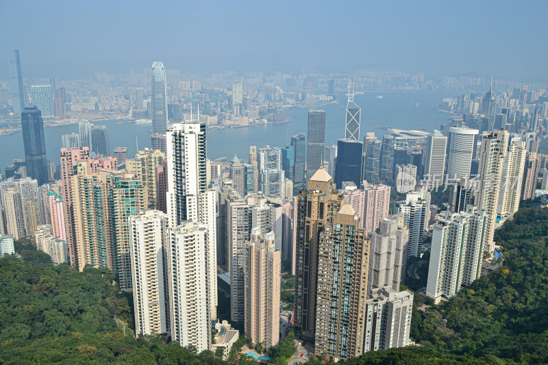 香港太平山全景