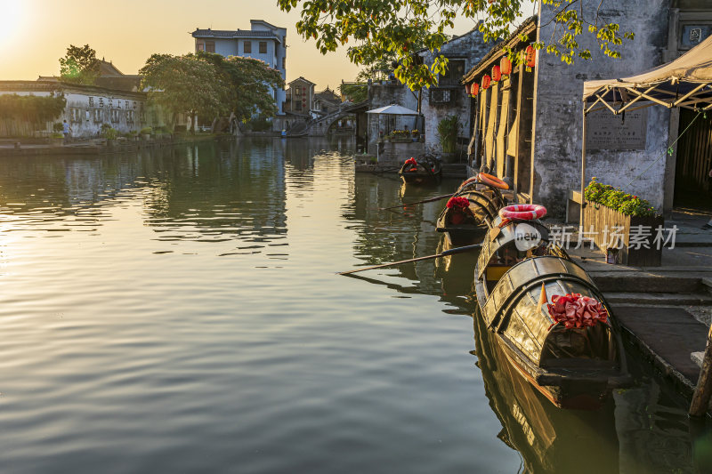 绍兴安昌古镇江南水乡风景