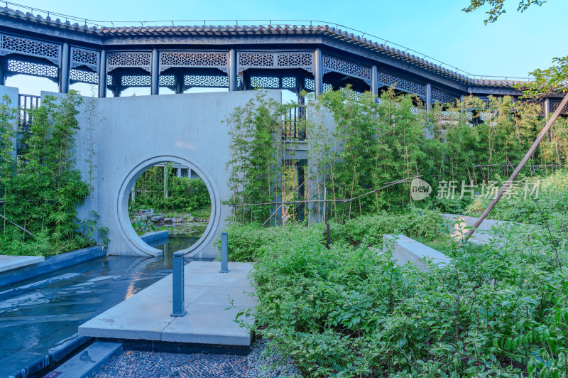 广州市文化馆中式传统岭南建筑园林景观设计