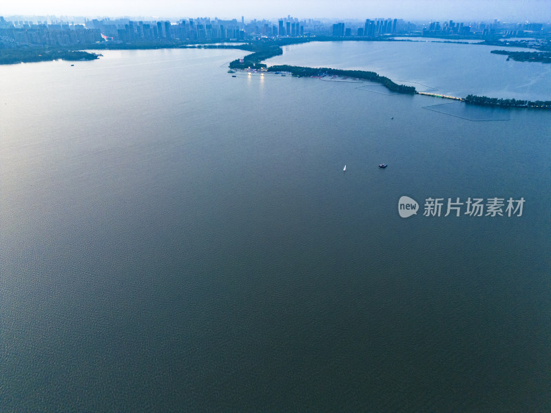 湖北武汉东湖5A景区航拍图