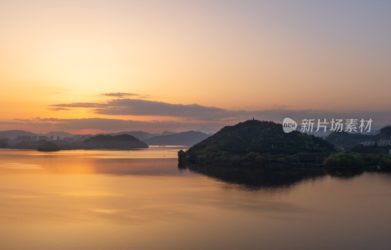 浙江省杭州市临安区青山湖景色