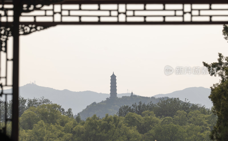 北京西山玉峰塔