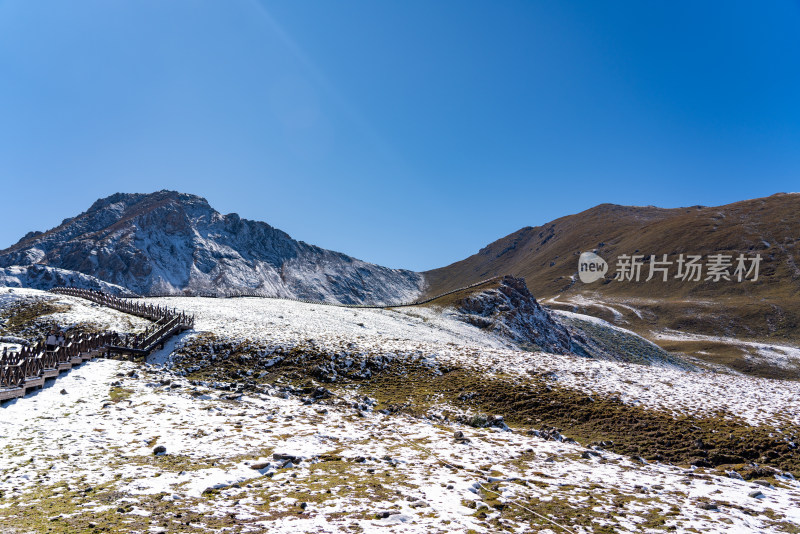 青海祁连风景区的秋色