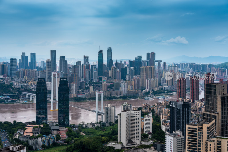 重庆城市天际线风景