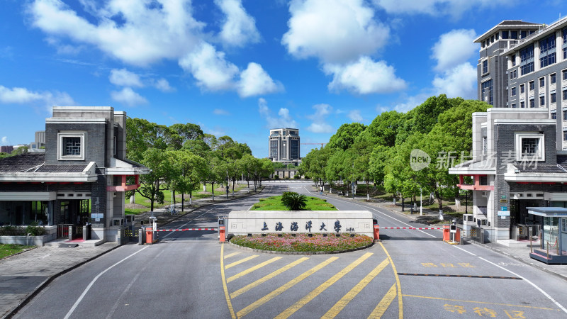 航拍临港大学城 临港新片区 上海海洋大学