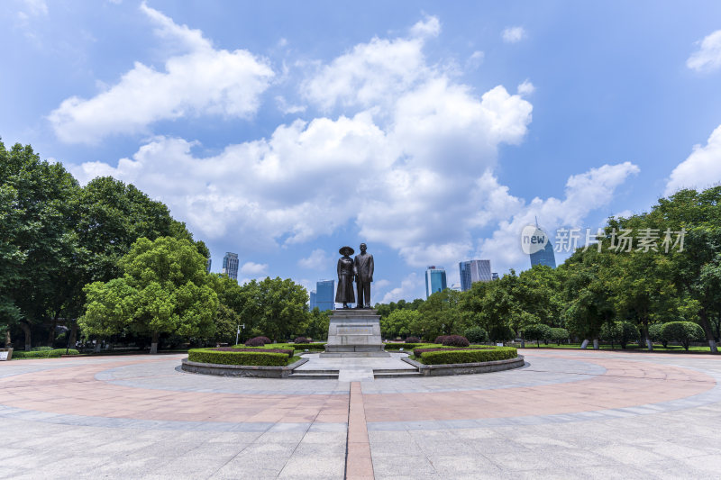 武汉江汉区中山公园风景