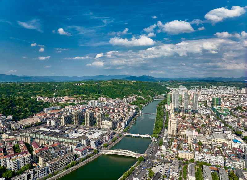 绍兴新昌城市风光