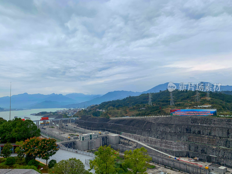 湖北宜昌三峡大坝风景区旅游风光