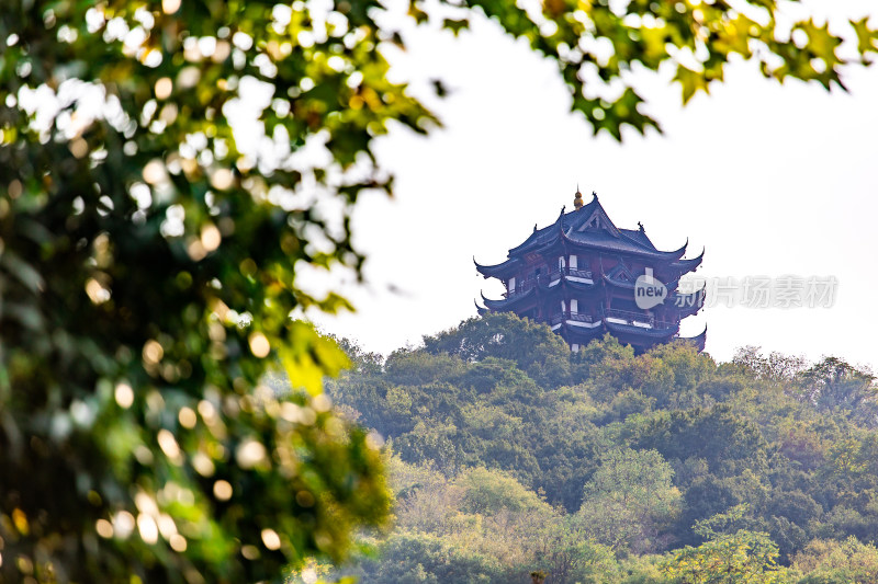 马鞍山采石矶三台阁照片