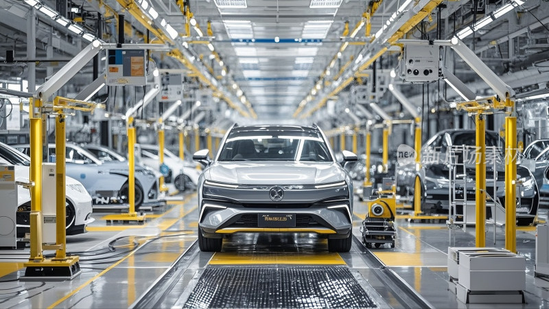 汽车制造工厂生产线场景
