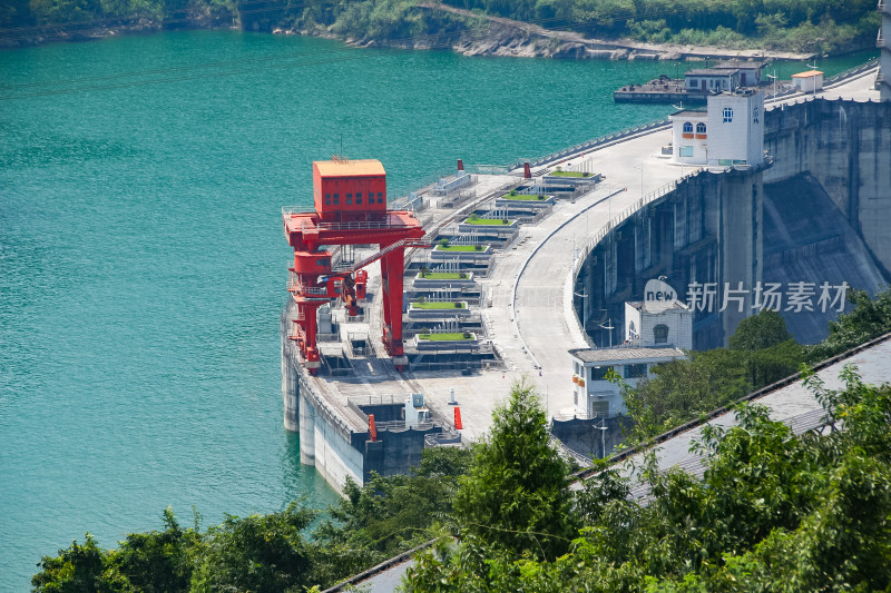 水坝大坝水库水电站