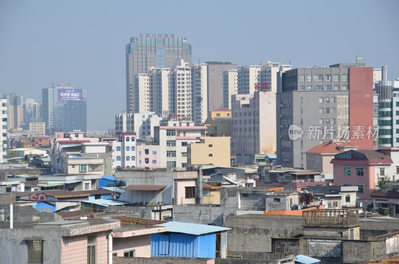 广东东莞：常平镇城市风光